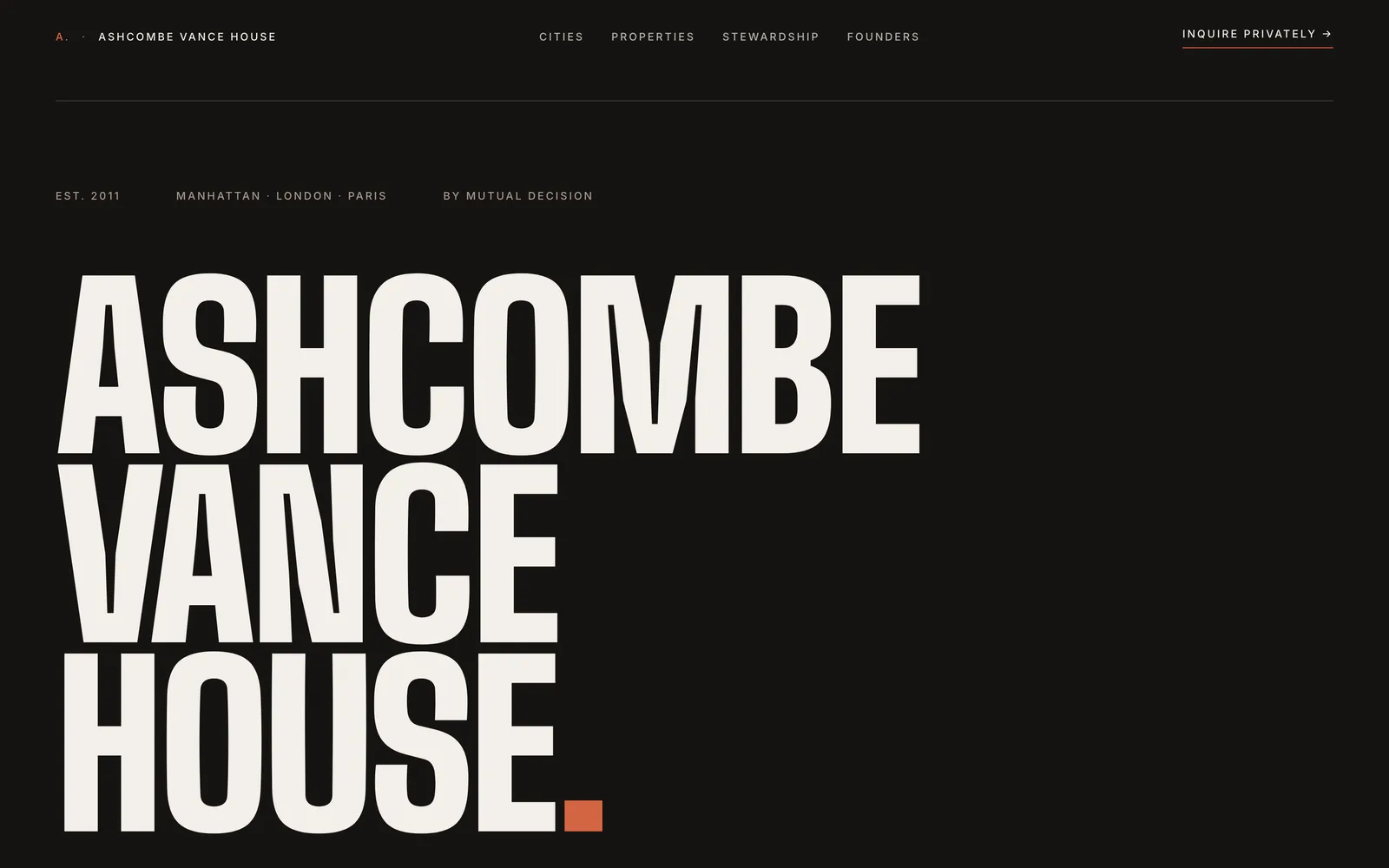 Ashcombe Vance House — screenshot 1