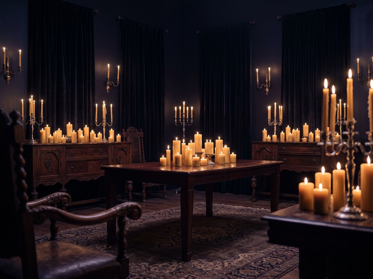 Candlelit atelier — the atmosphere of the Le Vide collection
